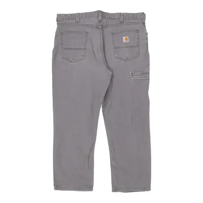 Carhartt Trousers - 38W 28L Grey Cotton