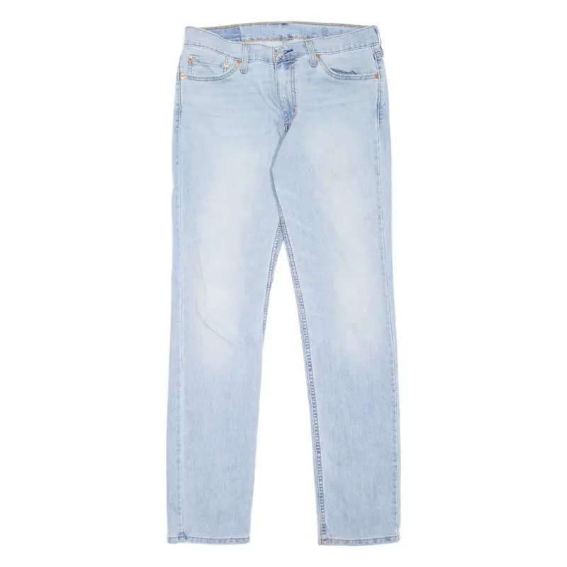 LEVI'S 511 Jeans Mens Blue Slim Straight Stone Wash W33 L34