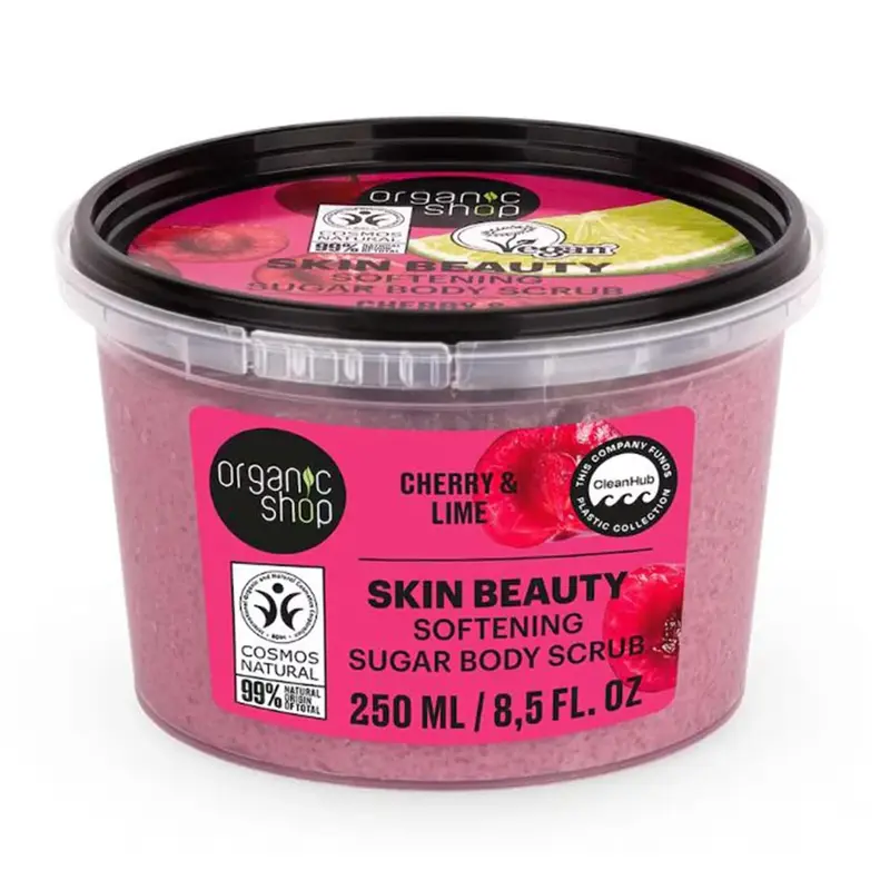 Organic Shop Cherry Sugar Body Scrub 250ml