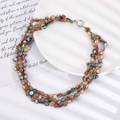 Bohemian Shell Chip 3 Layer Necklaces