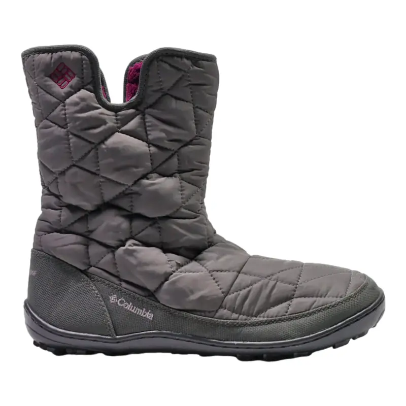 COLUMBIA Snow Boots Grey Synthetic Womens UK 6.5