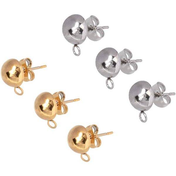 304 Stainless Steel Stud Earring Findings