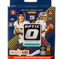 Panini Donruss Optic Football 2024 NFL Trading Cards Box Break 12 Packs 15 Cards Exclusive Rookie Purple Scope