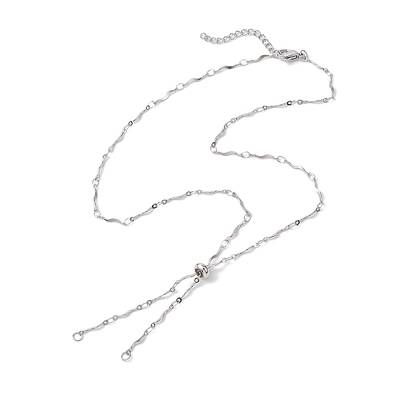 304 Stainless Steel Slider Necklace Makings