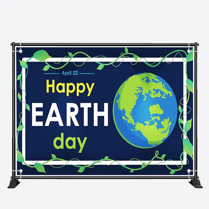Happy Earth Day Photo Theme Save The Nature Backdrop - Aperturee