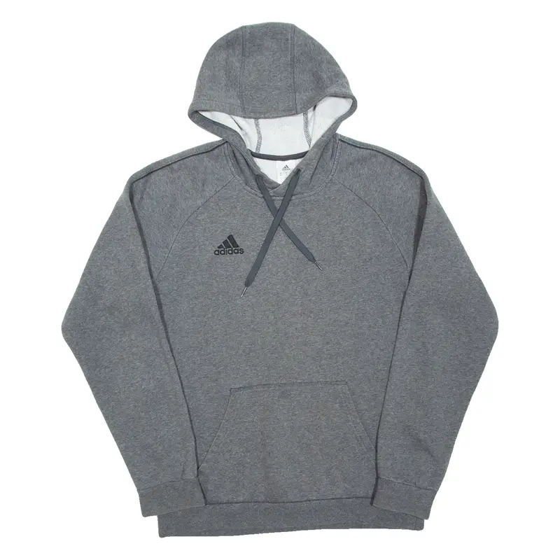 ADIDAS Mens Grey Hoodie M