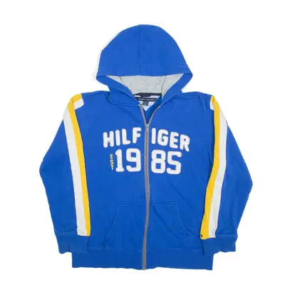 TOMMY HILFIGER 1985 Hoodie Blue Full Zip Boys XL