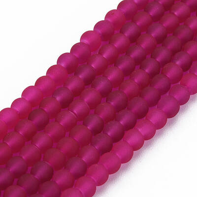 Transparent Glass Bead Strands