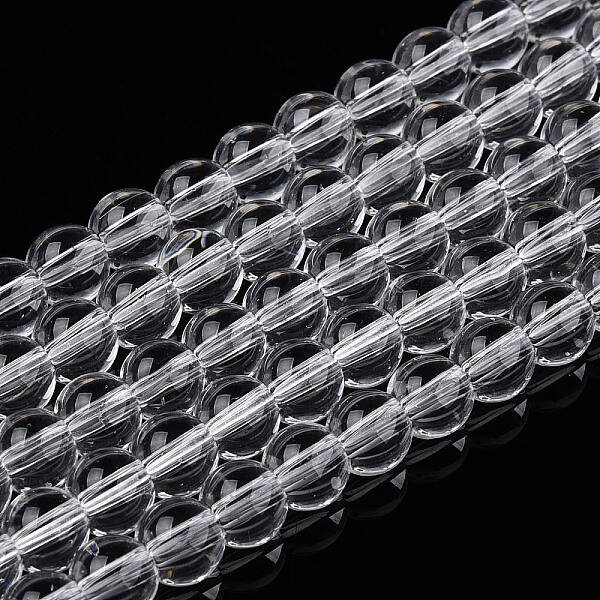 Transparent Glass Beads Strands