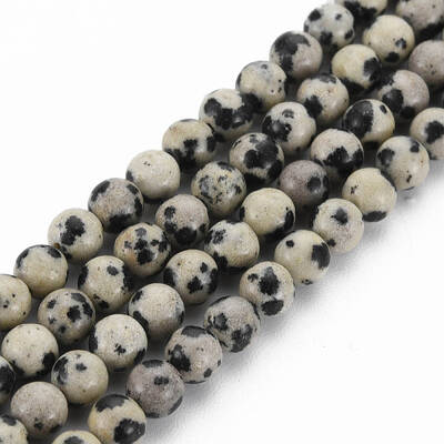 Natural Dalmatian Jasper Bead Strands
