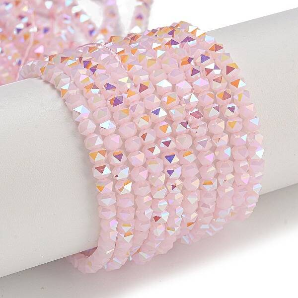 Electroplate Glass Beads Strands