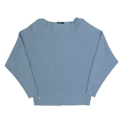 LAUREN RALPH LAUREN Womens Top Blue Long Sleeve S
