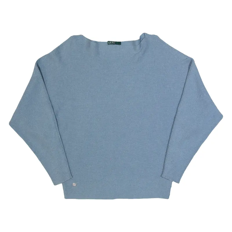 LAUREN RALPH LAUREN Womens Top Blue Long Sleeve S