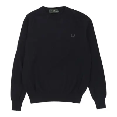Fred Perry Jumper - Small Navy Wool