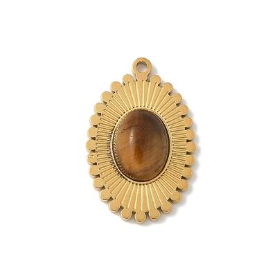 Natural Tiger Eye Pendants