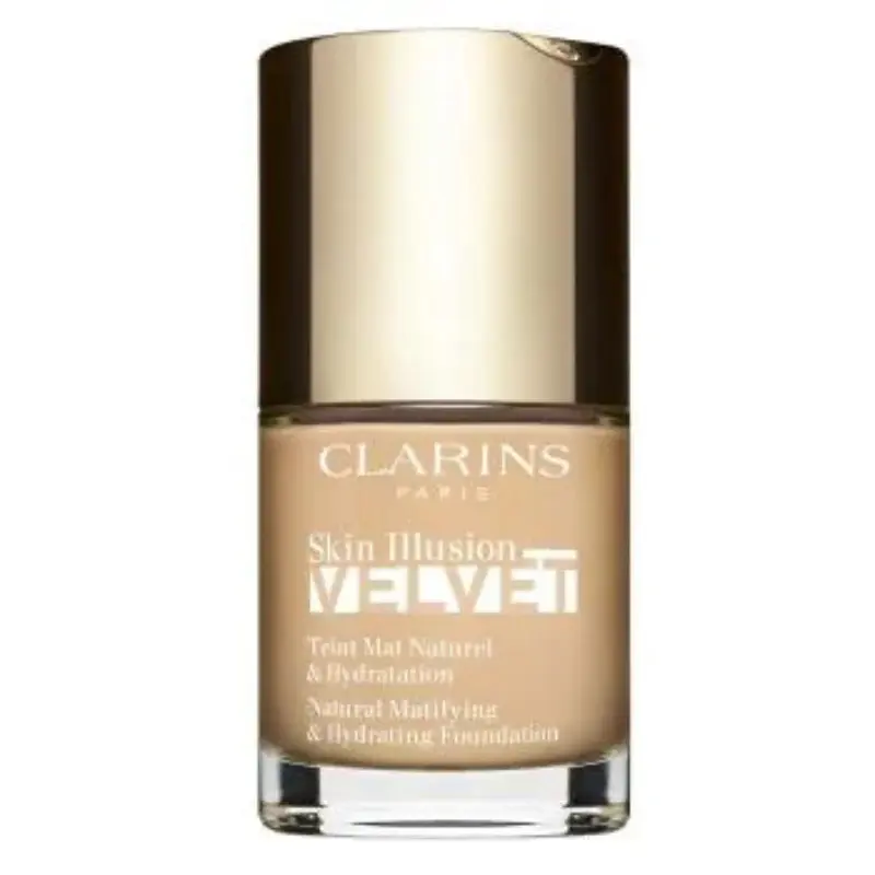 Clarins Skin Illusion Velvet ( Natura l Matifying & Hydrating Foundation) 30 ml - Shade: 103N