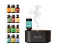Waterless Fragrance Oil Diffuser Gift Set - Portable Aromatherapy Atomising Diffuser with 3 Mist Modes, Cycle Star for Bedroo...