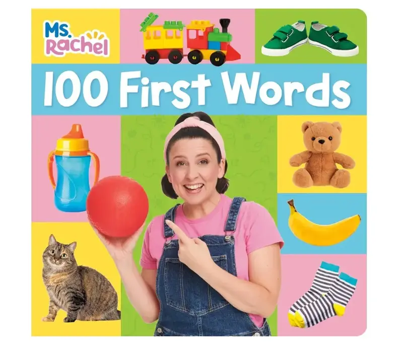 100 First Words (Ms. Rachel) (Books by Ms. Rachel) Board book – January 7, 2025