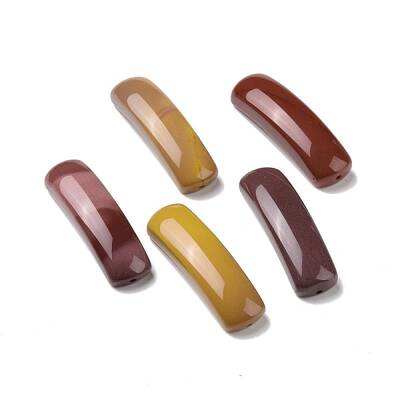 Natural Mookaite Connector Charms