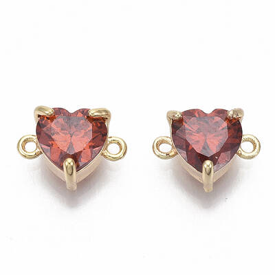 Brass Cubic Zirconia Links connectors