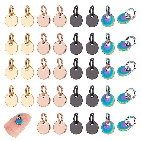 PVD Vacuum Plating 304 Stainless Steel Charms