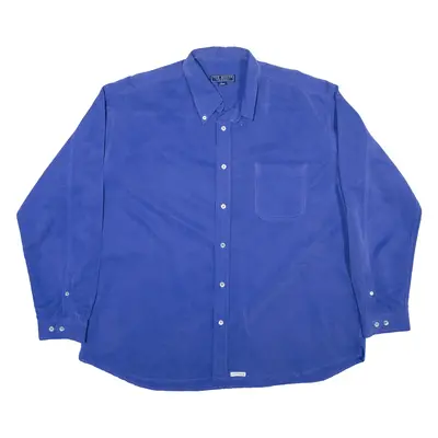 TED BAKER Plain Shirt Blue Long Sleeve Mens L