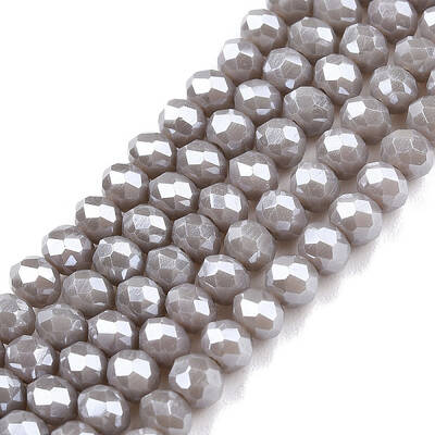 Electroplate Glass Beads Strands