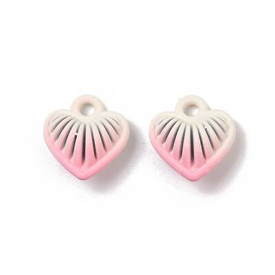 Spray Painted Alloy Pendants