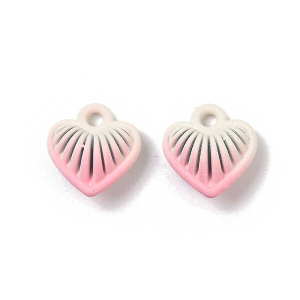 Spray Painted Alloy Pendants