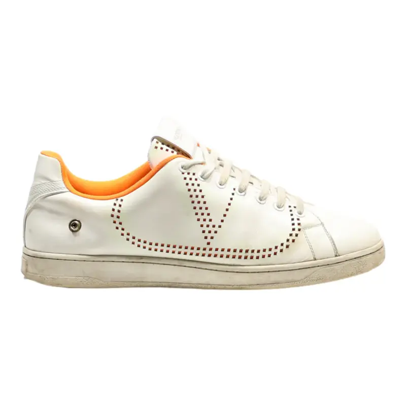 VALENTINO Sneaker Trainers White Leather Mens UK 10.5