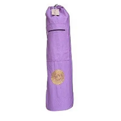 Yoga Bag - OMSutra OM Natraj Mat Bag - Drawstring | Color: Light Lavender