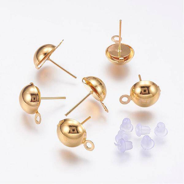 Iron Stud Earring Findings