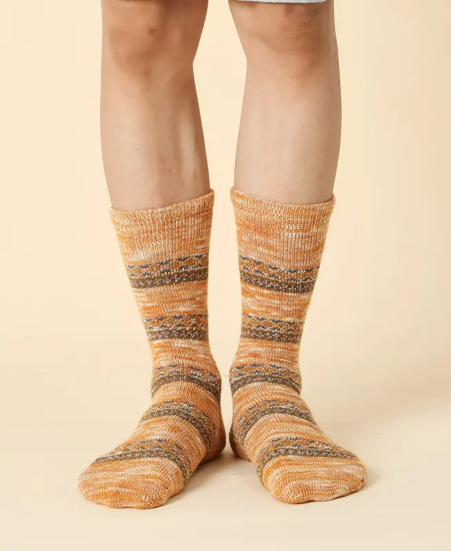 Men's Fair Isle Vintage Socks Sikka
