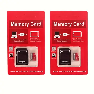 2-Pack × 1TB Micro SD Card (TF) and adapter - Memory card, storage, Mini TF Micro SD card, universal compatibility for smart...