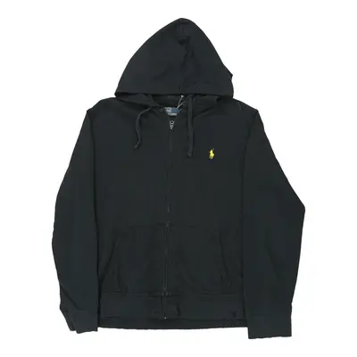 Ralph Lauren Hoodie - XL Navy Cotton Blend
