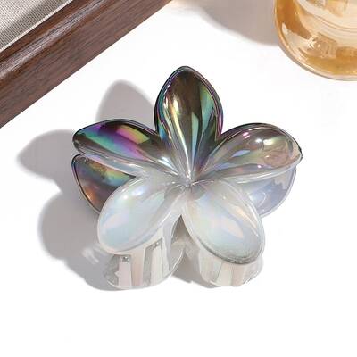 Flower Plastic Claw Hair Clips
