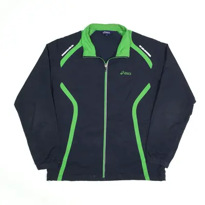 ASICS Shell Jacket Blue Mens L