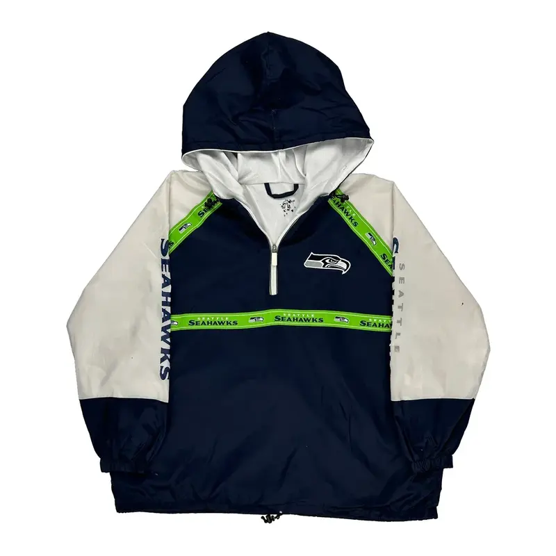 Seattle Seahawks Nfl Jacket - XL Green Nylon