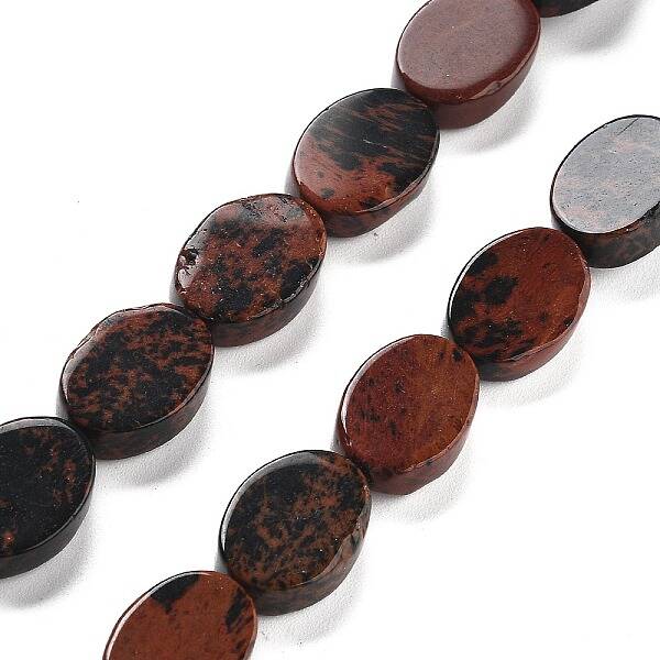 Natural Mahogany Obsidian Beads Strands