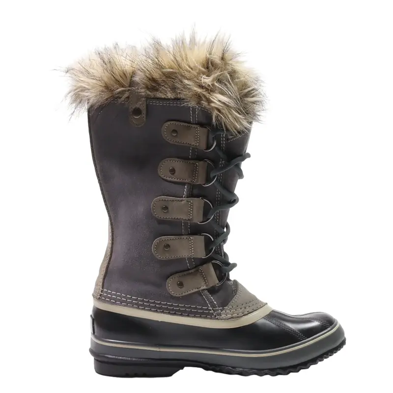 SOREL Snow Boots Grey Synthetic Womens UK 5.5