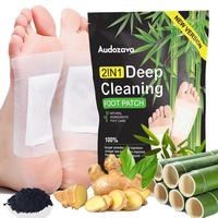 Detox Patches for Feet, Bamboo & Ginger Detox Foot Patches – Natural Toxin Absorption, Stress Relief & Sleep Support | Deep...