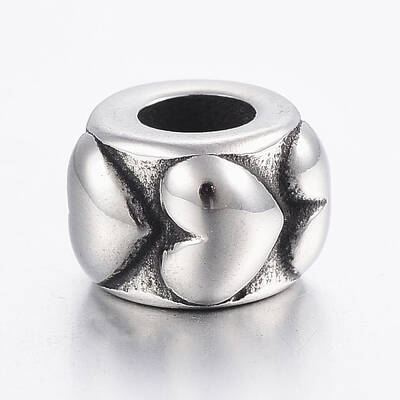 304 Stainless Steel European Beads
