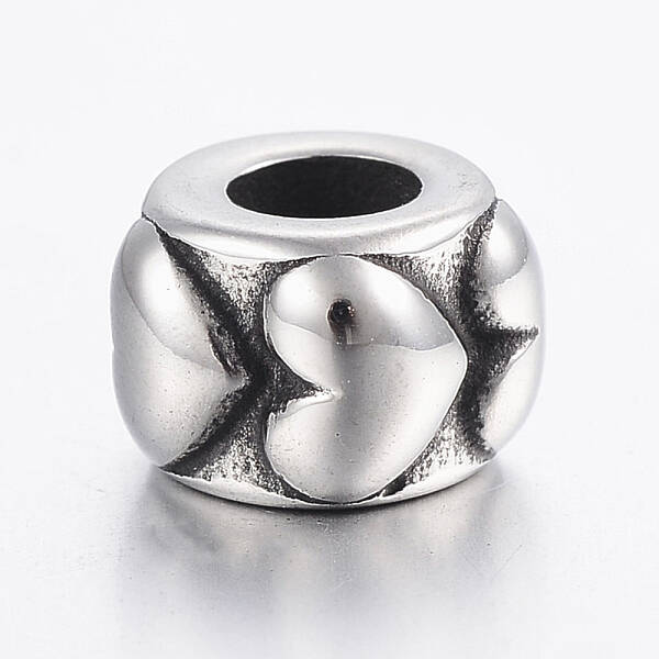 304 Stainless Steel European Beads