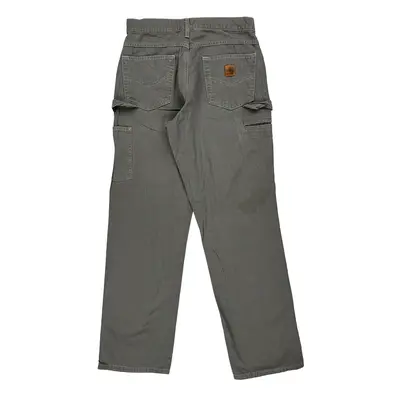 Carhartt Carpenter Trousers - 30W 32L Grey Cotton