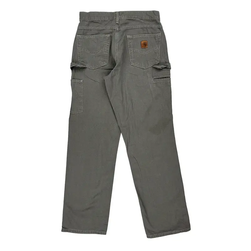 Carhartt Carpenter Trousers - 30W 32L Grey Cotton