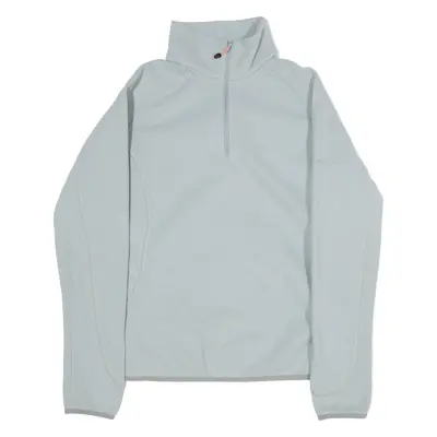 BERGHAUS Womens Fleece Blue 1/4 Zip UK 10