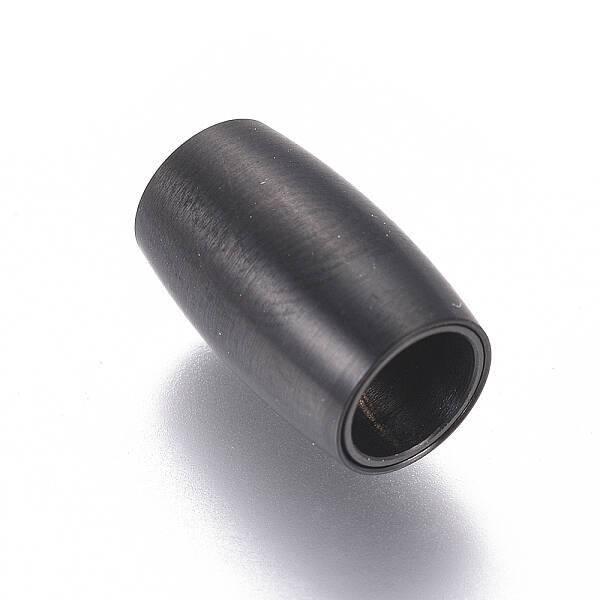 304 Stainless Steel Magnetic Clasps with Glue-in Ends