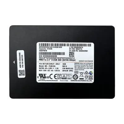 00HT970 Lenovo 512GB Triple-Level Cell SATA 6Gb/s 2.5-Inch Solid State Drive