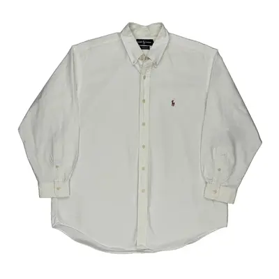 Yarmouth Ralph Lauren Shirt - XL White Cotton