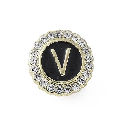 Letter Enamel Pins